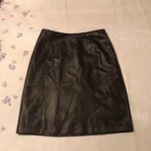 Women's Leather Skirt Size 8